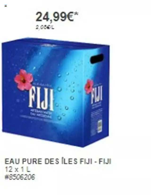 eau pure des îles fiji - fiji