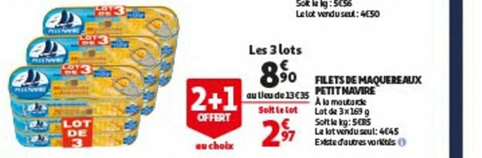 Filets De Maquereaux Petit Navire