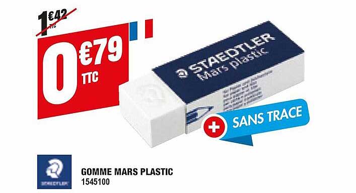 Gomme Mars Plastic