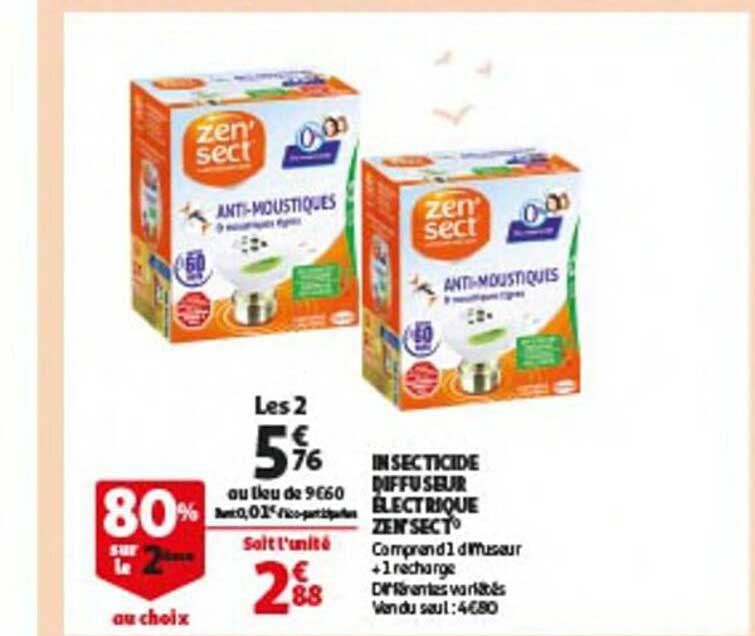 Insecticide Diffuseur électrique Zen' Sect