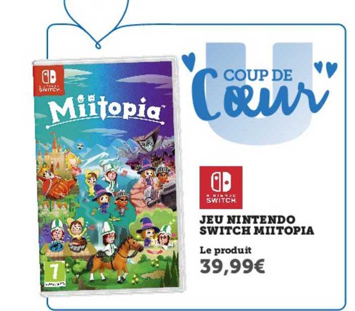 jeu nintendo switch miitopia