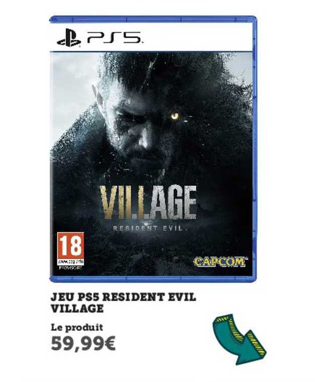 jeu ps5 résident evil village