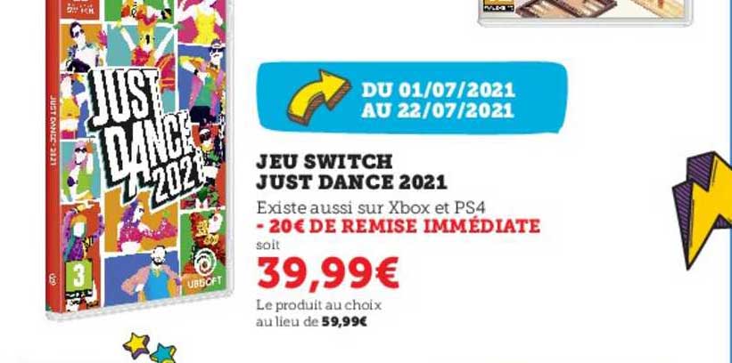 jeu switch just dance 2021