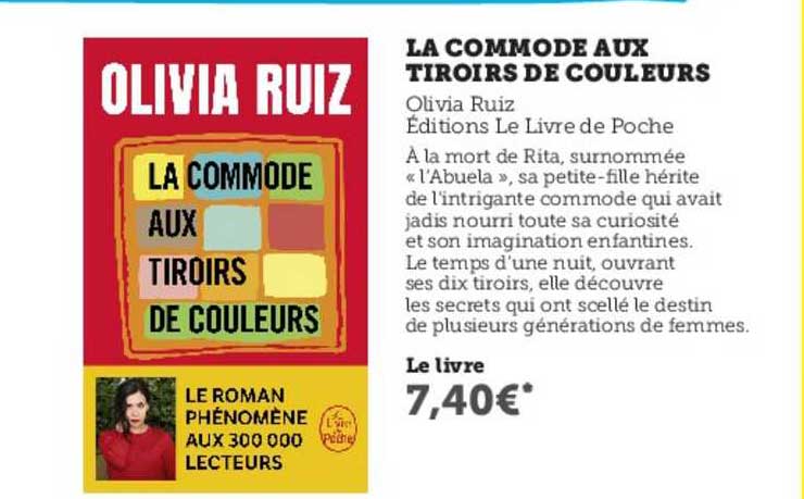 la commode aux tiroirs de couleurs - olivia ruiz