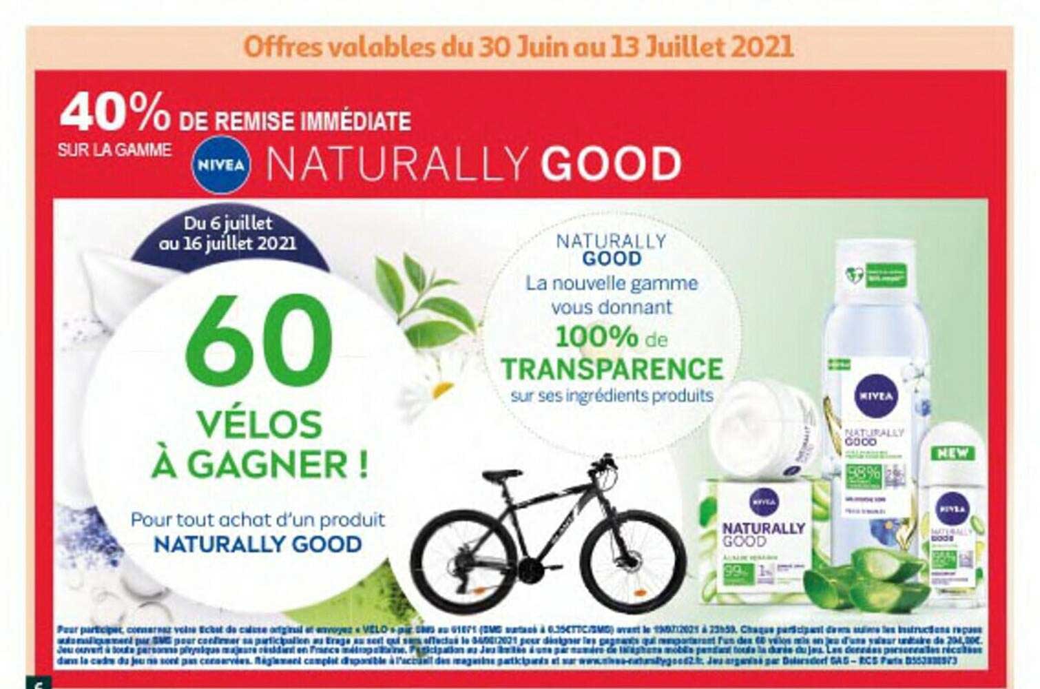 la gamme nivea naturally good