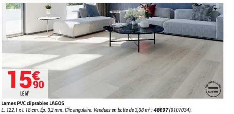 lames pvc clipsables lagos