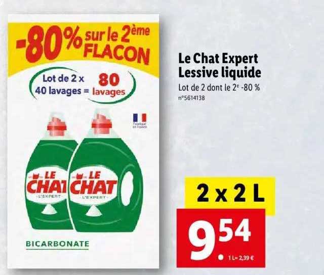 Le Chat Expert Lessive Liquide