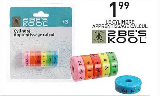 le cylindrique apprentissage calcul 2 be's kool