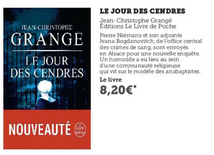 le jour des cendres - jean-christophe grange