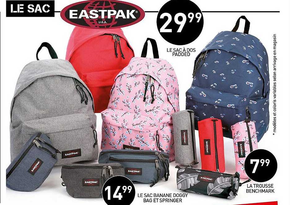 le sac à dos padded le sac banane doggy bag et springer eastpak