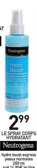 Le Spray Corps Hydratant Neutrogena