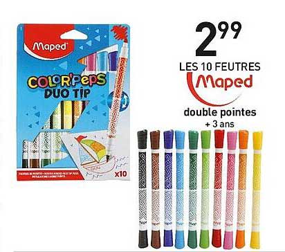 Les 10 Feutres Maped
