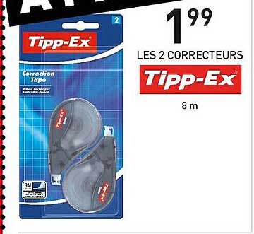 les 2 correcteurs tipp-ex