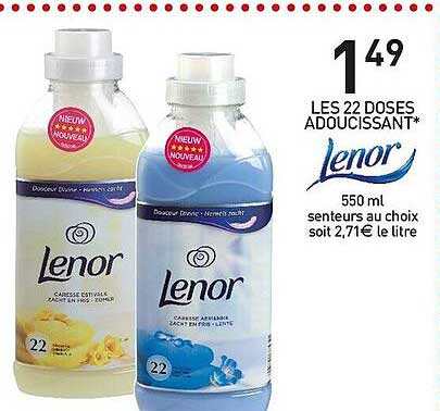 Les 22 Doses Adoucissant Lenor