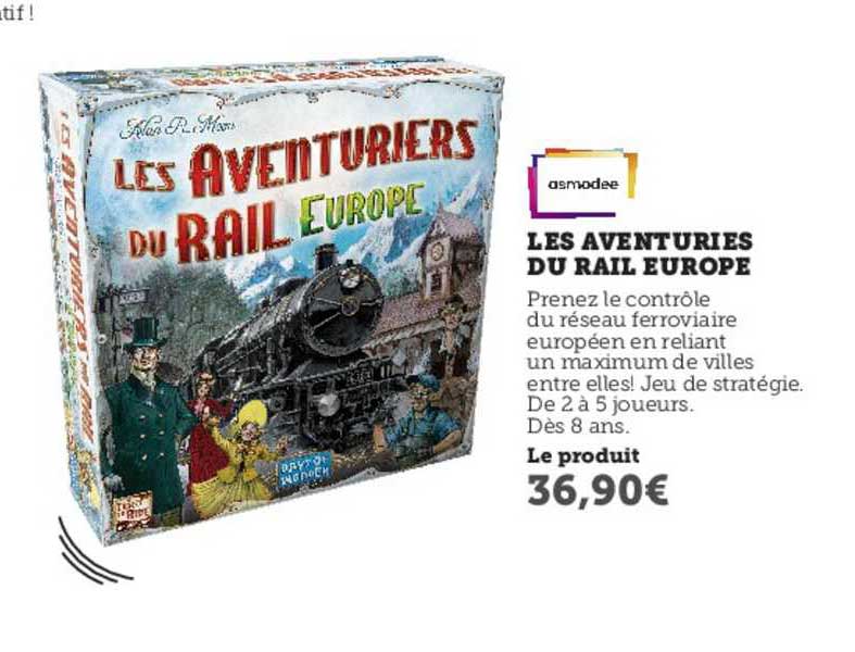 les aventuries du rail europe asmodee