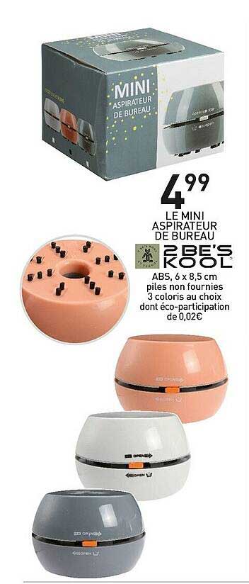 les mini aspirateur de bureau 2 be's kool
