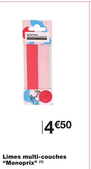 Limes Multi-couches "monoprix"