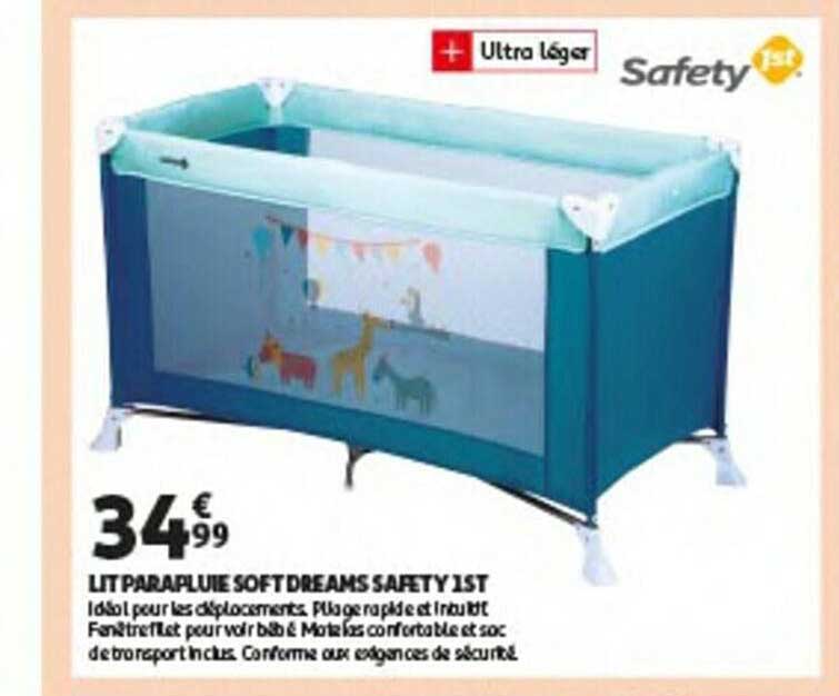 lit parapluie soft dreams safety 1st
