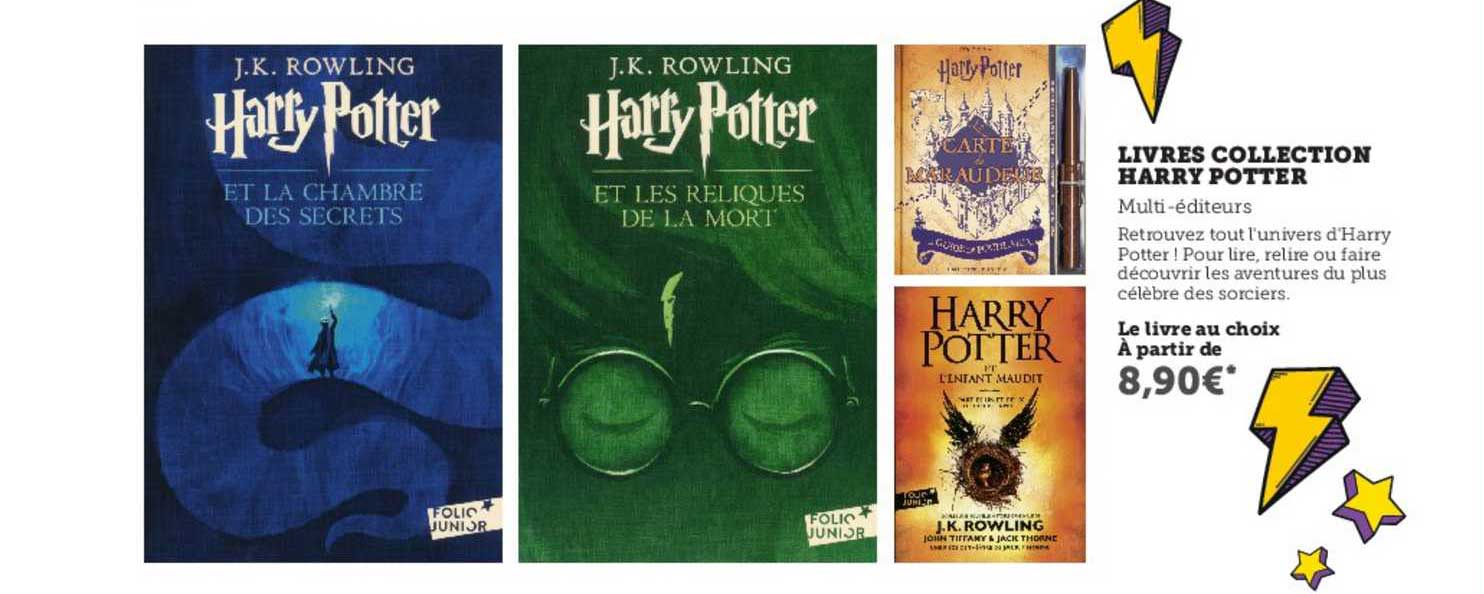 livres collection harry potter
