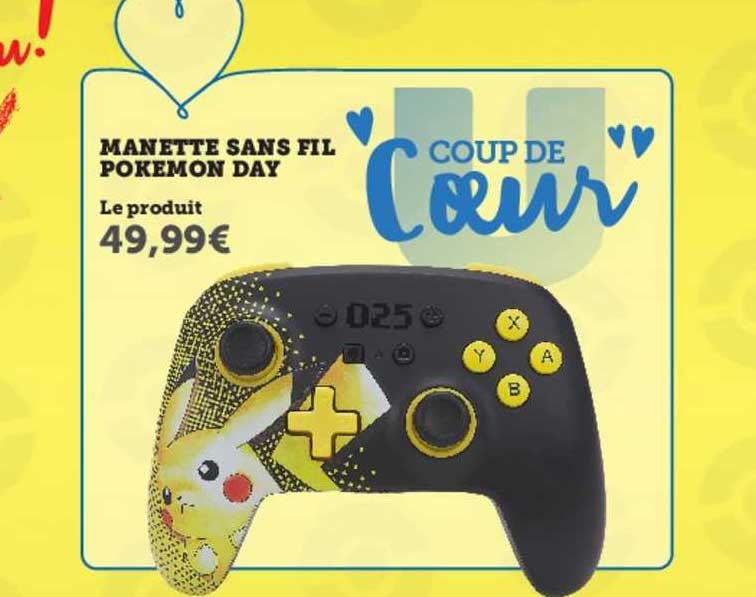 manette sans fil pokémon day