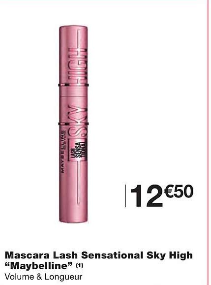 mascara lash sensational sky high "maybelline"