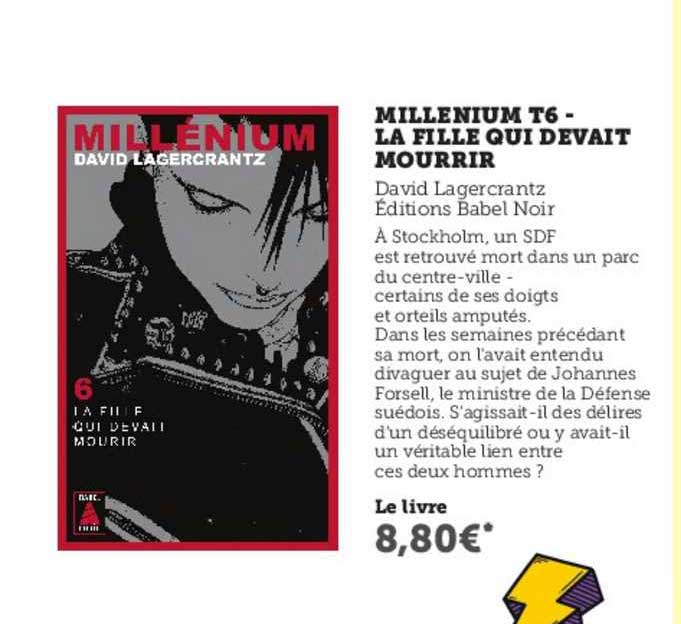millenium t6- la fille qui devait mourir - david lagercrantz