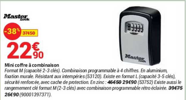 Mini Coffre à Combinaison Master Lock