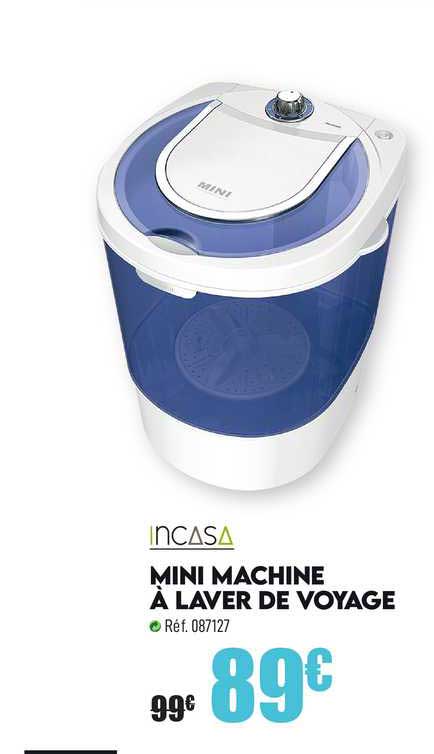 mini machine à laver de voyage incasa