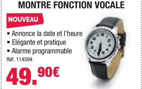 montre fonction vocale