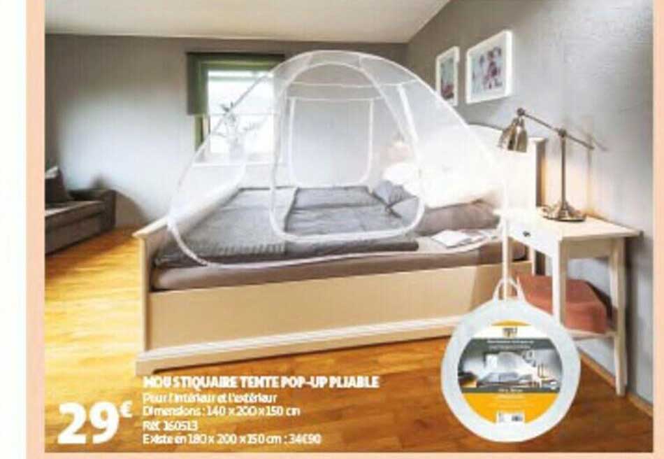 moustiquaire tente pop-up pliable