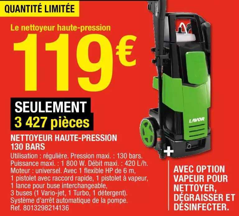 nettoyeur haute-pression 130 bars