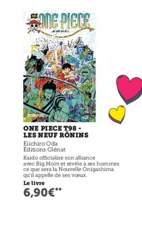 one piece t98 - les neuf rônins - eiichiro oda