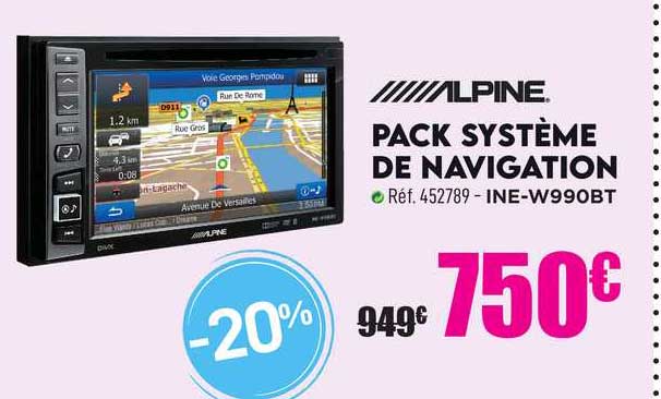 pack système de navigation alpine