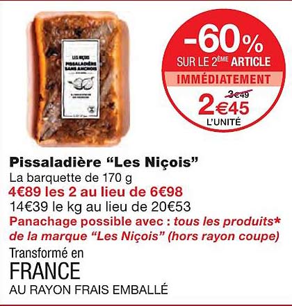Pissaladière "les Niçois"