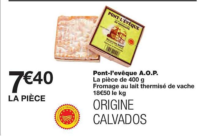 pont-l'evêque a.o.p.