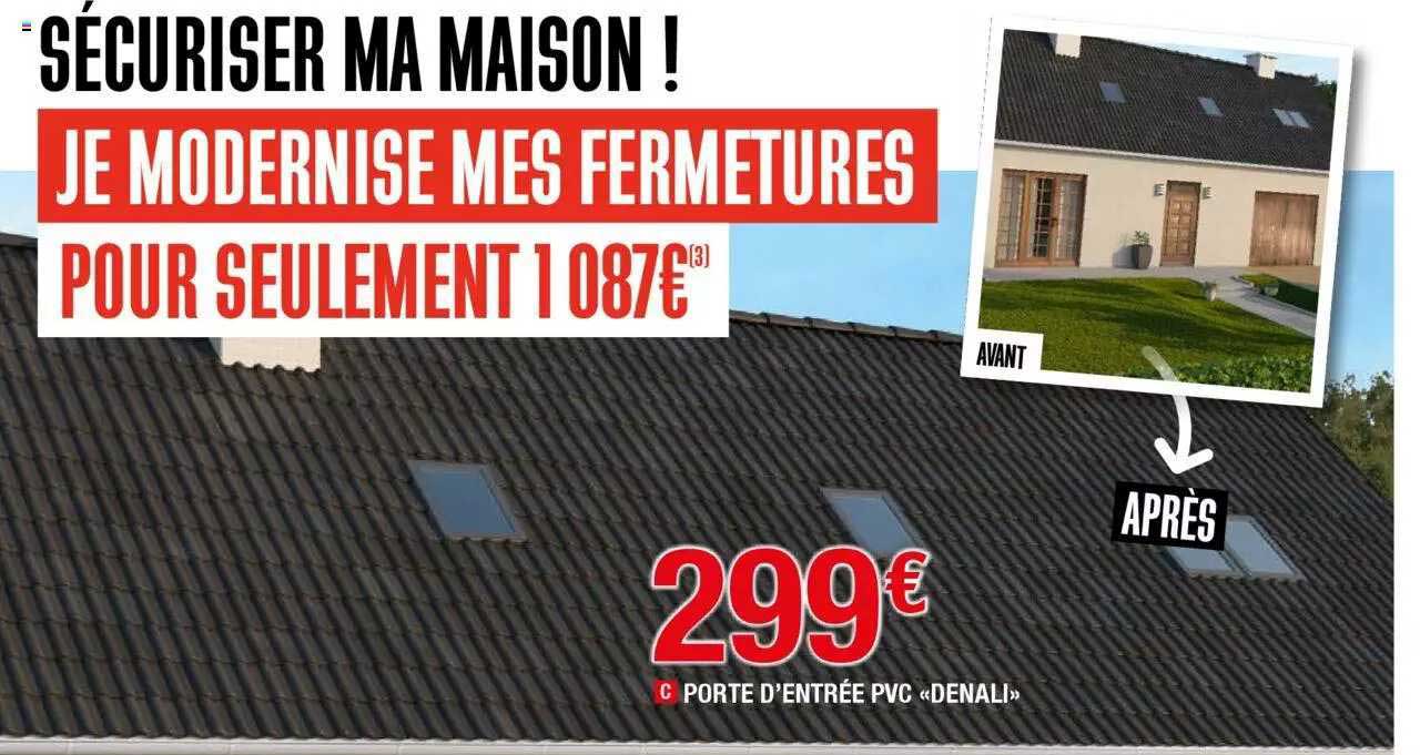 porte d'entrée pvc «denali»