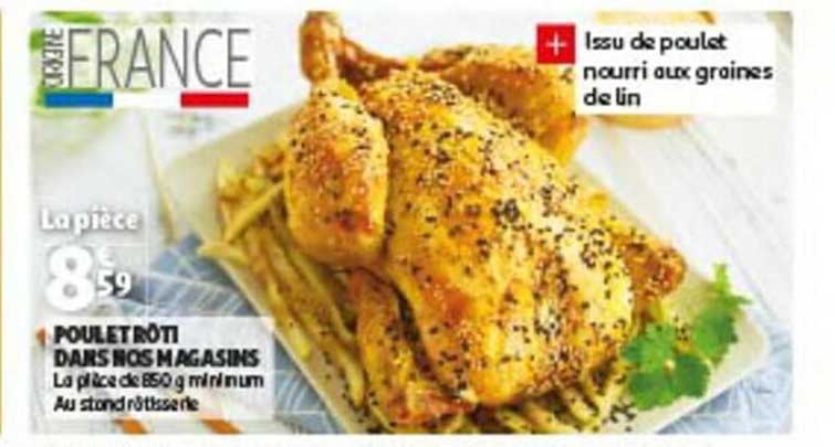 poulet rôti dans nos magasins
