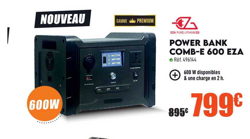 power bank comb-e 600 eza