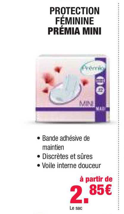protection féminine prémia mini
