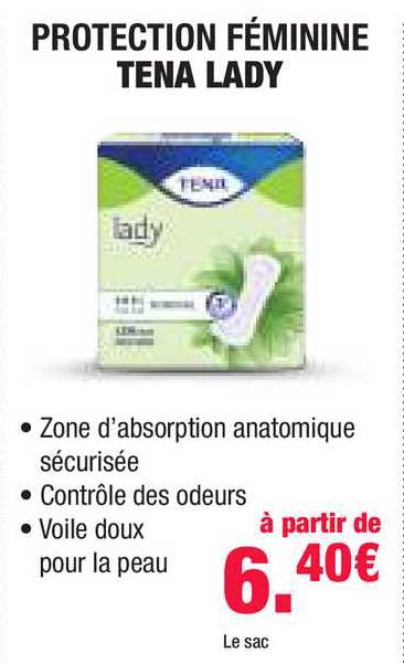protection féminine tena lady