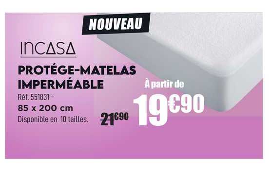 protège-matelas imperméable incasa