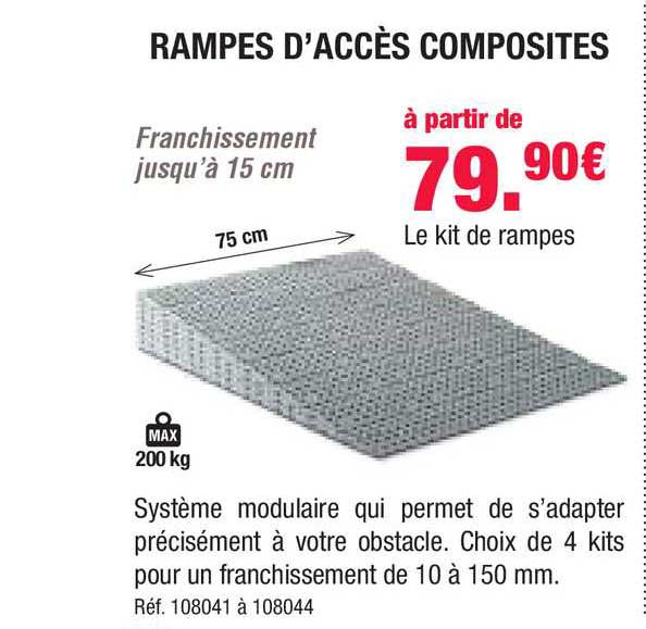 rampes d'accès composites