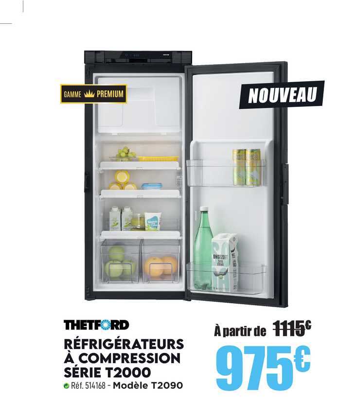 Réfrigérateurs à Compression Série T2000 Thetford
