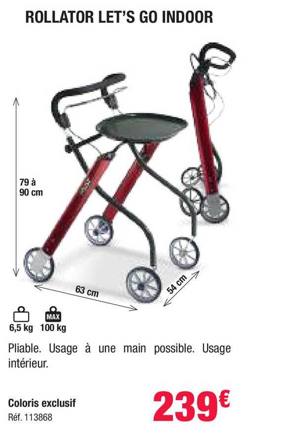 rollator let's go indoor