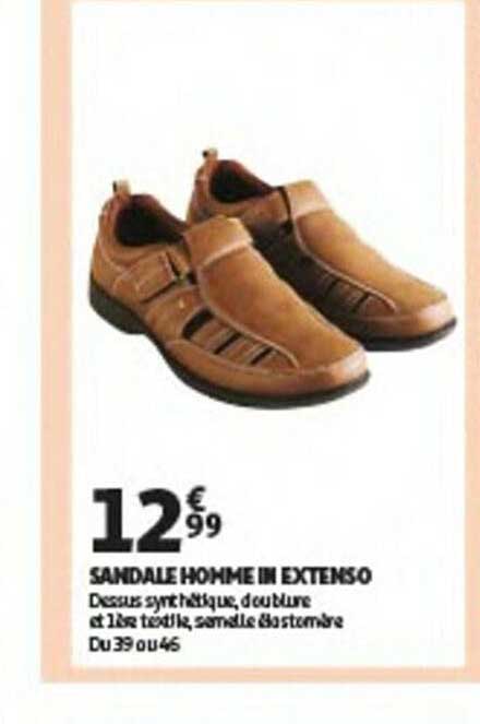 sandale homme in extenso