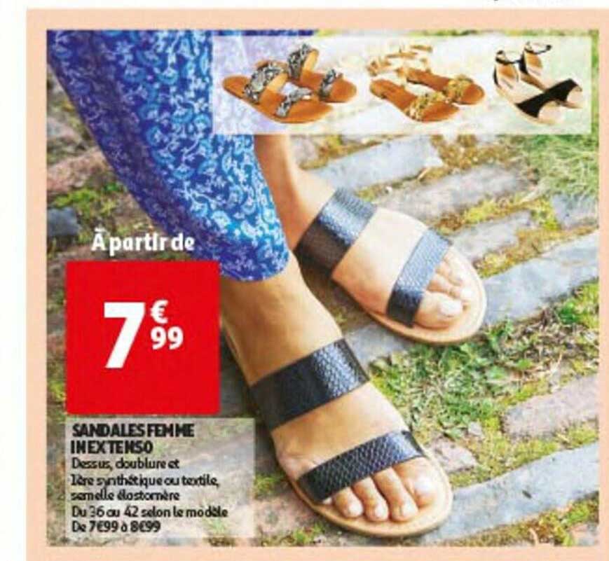 sandales femme in extenso
