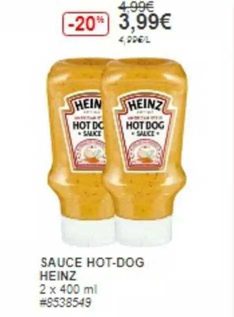 sauce hot-dog heinz
