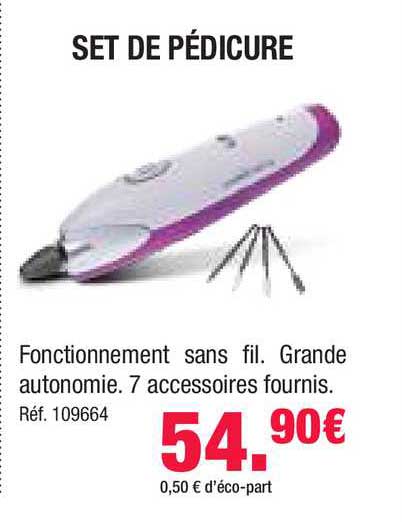 set de pédicure