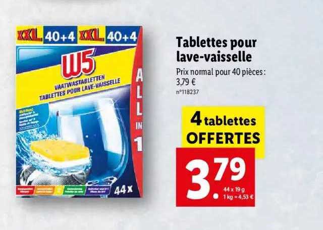 tablettes pour lave-vaisselle w5