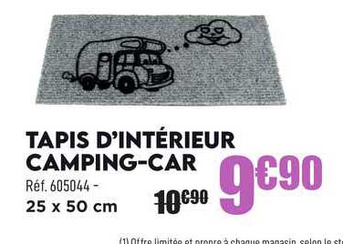 tapis d'intérieur camping-car
